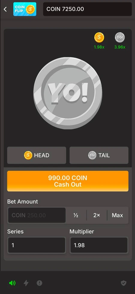 CoinFlip Game Screenshot 2