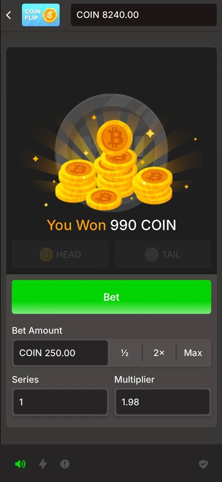 CoinFlip Game Screenshot 3