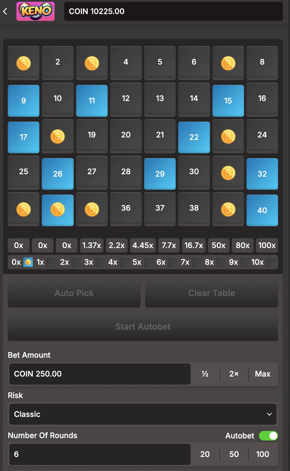 Keno Game Screenshot 4