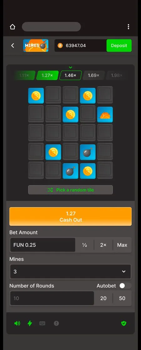 Mines Game Screenshot 3