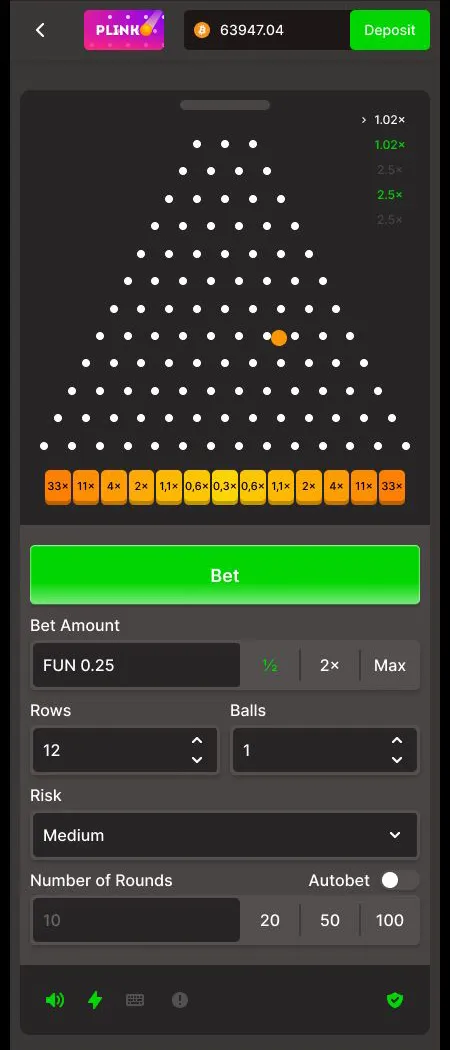 Plinko Game Screenshot 3
