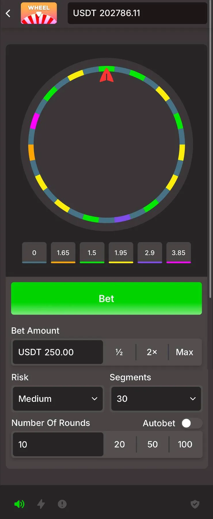 Wheel Game Screenshot 3