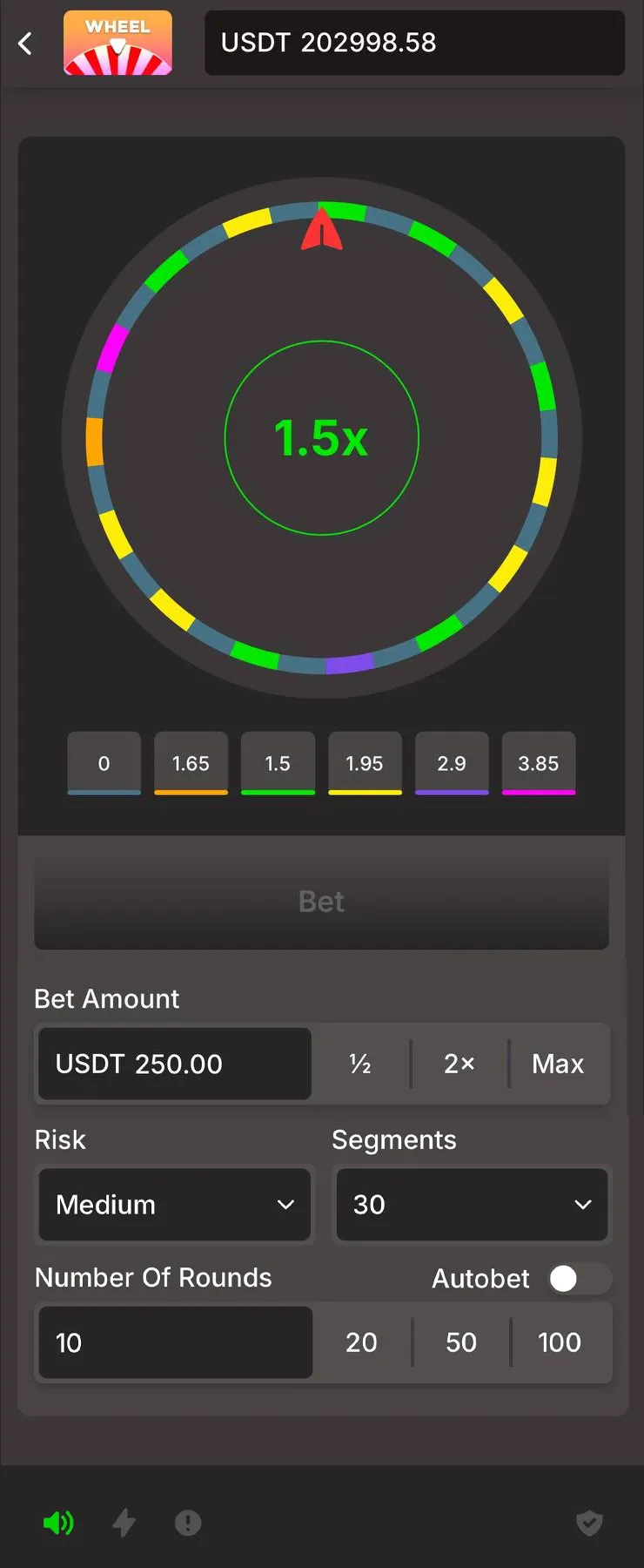 Wheel Game Screenshot 3